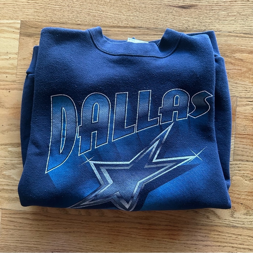 Vintage Dallas Cowboys Sweatshirt 1995 NFL Pullover Crewneck Size XL USA - Picture 14 of 16
